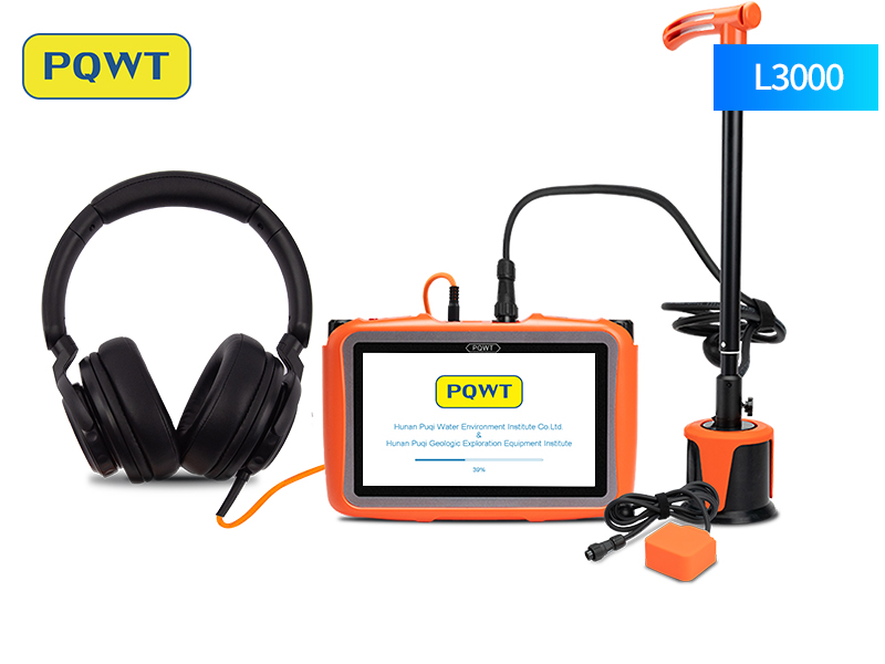 PQWT L3000 Plumbing Solution Bathroom Wall Leak Finder Front Yard Pipe Underground Water Leak Detect